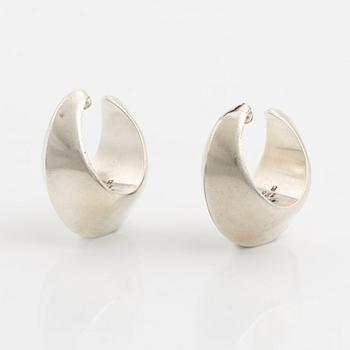 Nanna Ditzel, Georg Jensen, earrings, a pair, sterling silver.