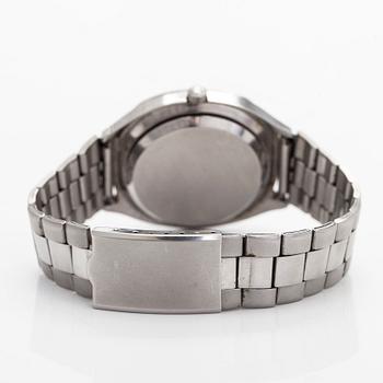 Omega, Seamaster, armbandsur, 37 x 40 mm,  stål, quartz, ca 1977.