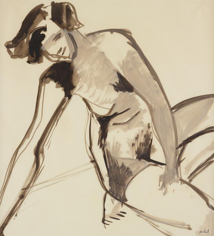 John Jon-And, watercolour, stamped signature.