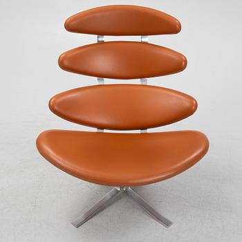 Poul Volther, a 'Corona EJ 5' lounge chair, Erik Jørgensen, Denmark.