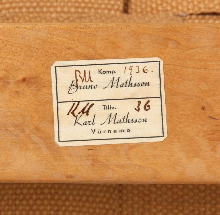 VILSTOL, nr 36. Bruno Mathsson.