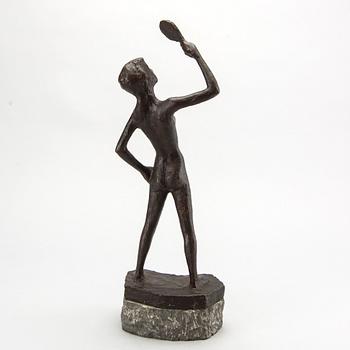 AXEL OLSSON, skulptur brons, signerad.