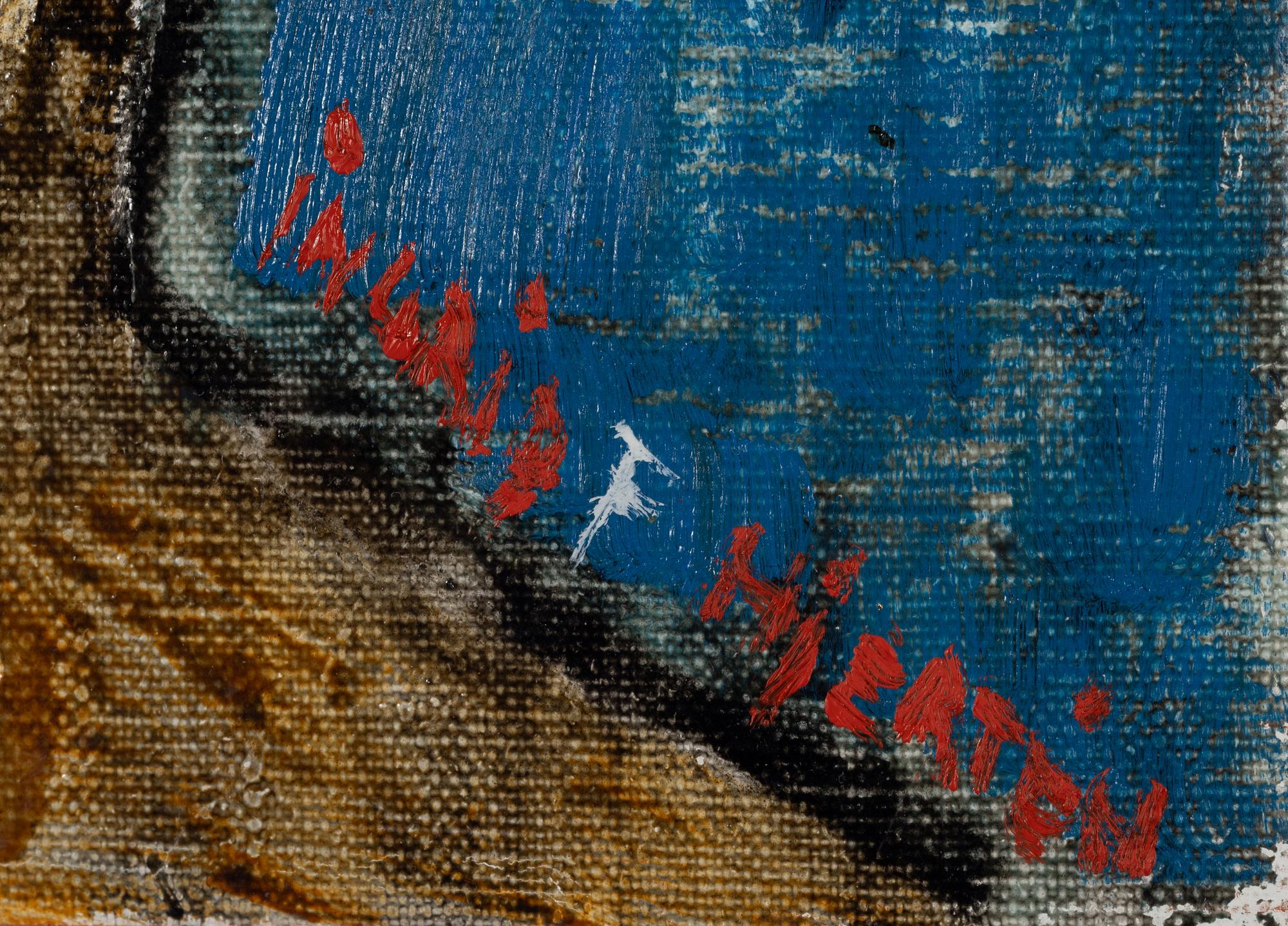 Ingrid Hjertén, "Självporträtt som clown".