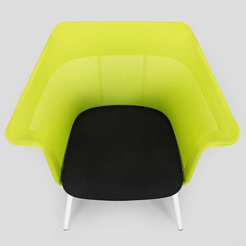 Jouni Leino, Fåtölj, "Lobay" för Brocape 2017. Jouni Leino Design Studio.