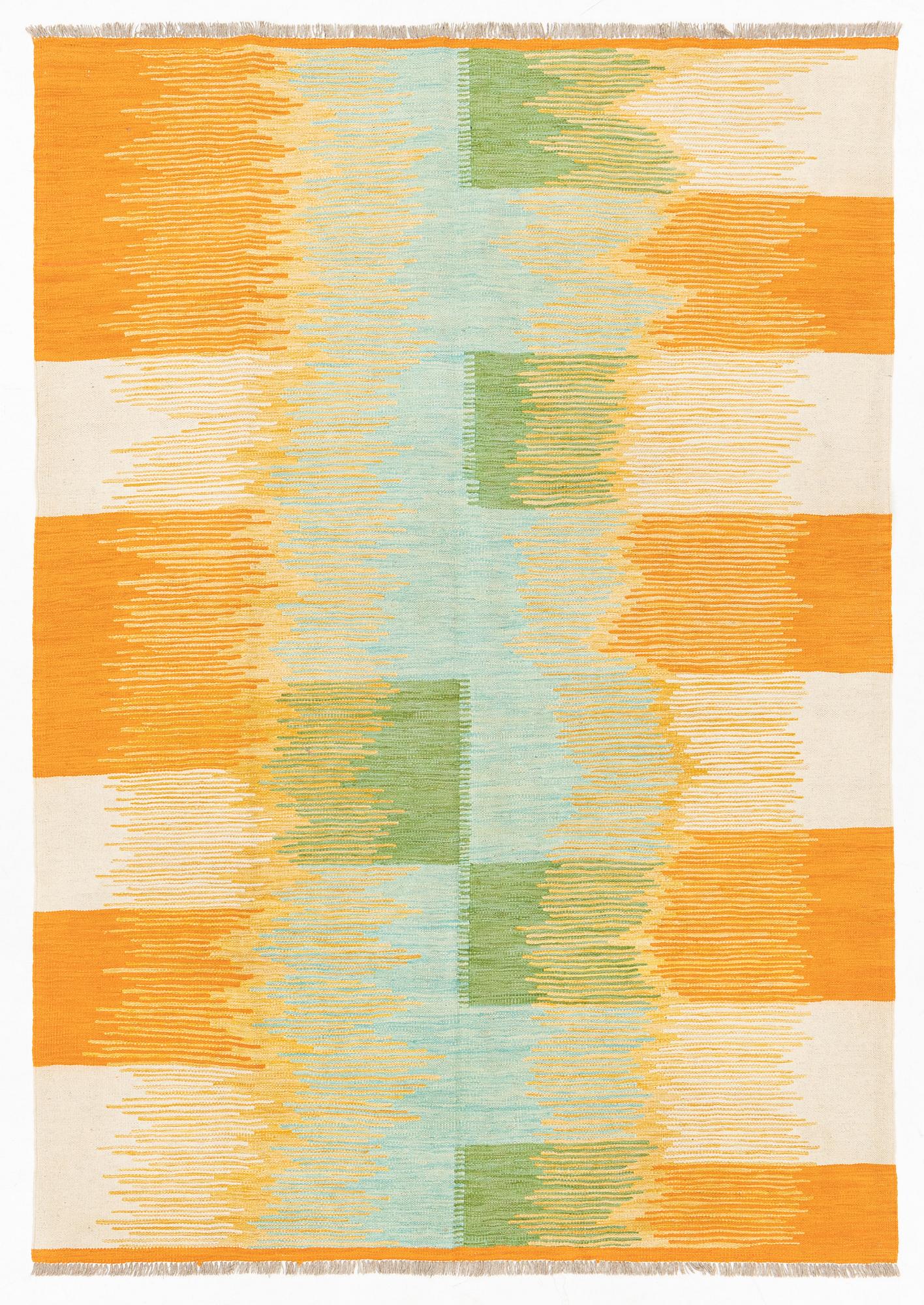A Kilim rug, c. 242 x 170 cm.