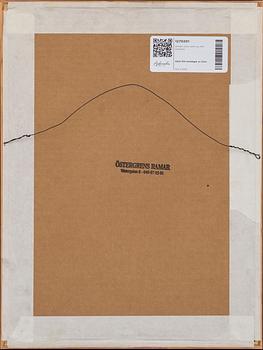 Anders Zorn, a signed etching from 1917.