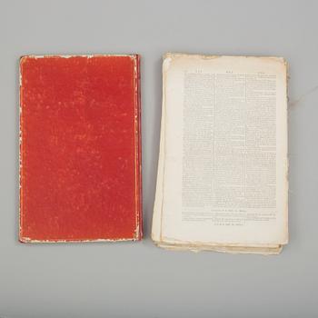 BÖCKER, två volymer med anknytning till Franska revolutionen (innehåller bl. a. ett porträtt av Bernadotte).