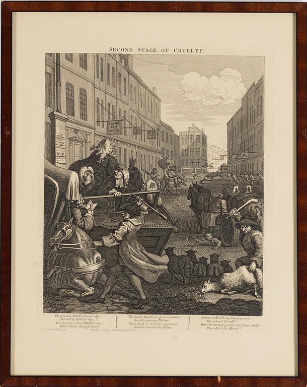 WILLIAM HOGARTH, engravings, 6, later, 20th century.