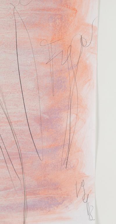 EDDIE FIGGE, mixed media on paper, signed and dated 1998.