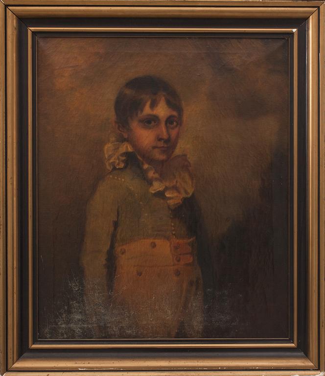 OKÄND KONSTNÄR, olja på duk, osignerad, 1800-tal.