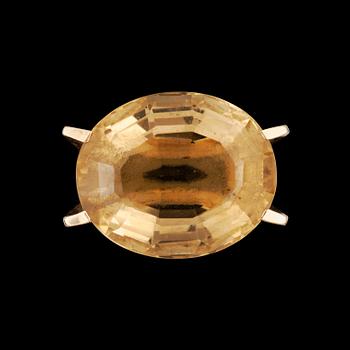 RING, Rey Urban, med citrin, ca 23.00 ct.