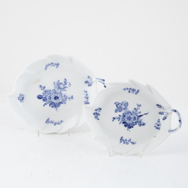 An 80-piece porcelain dinner service, "Blue flower", Royal Copenhagen, Denmark.