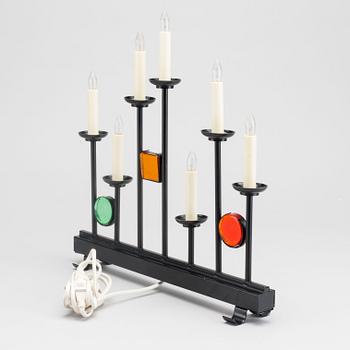 A CHRISTMAS ELECTRIC CANDELABRA "FANTASI 97" FROM OSRAM.  Second half of 20th century,