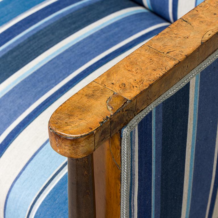 Soffa, biedermeier, Wien 1800-talets mitt.