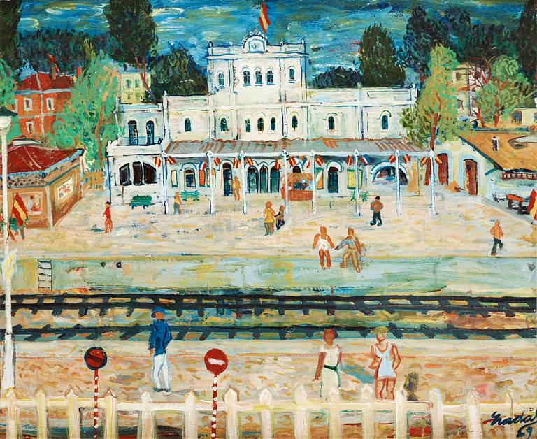 Carlos Nadal, Station by the sea.
