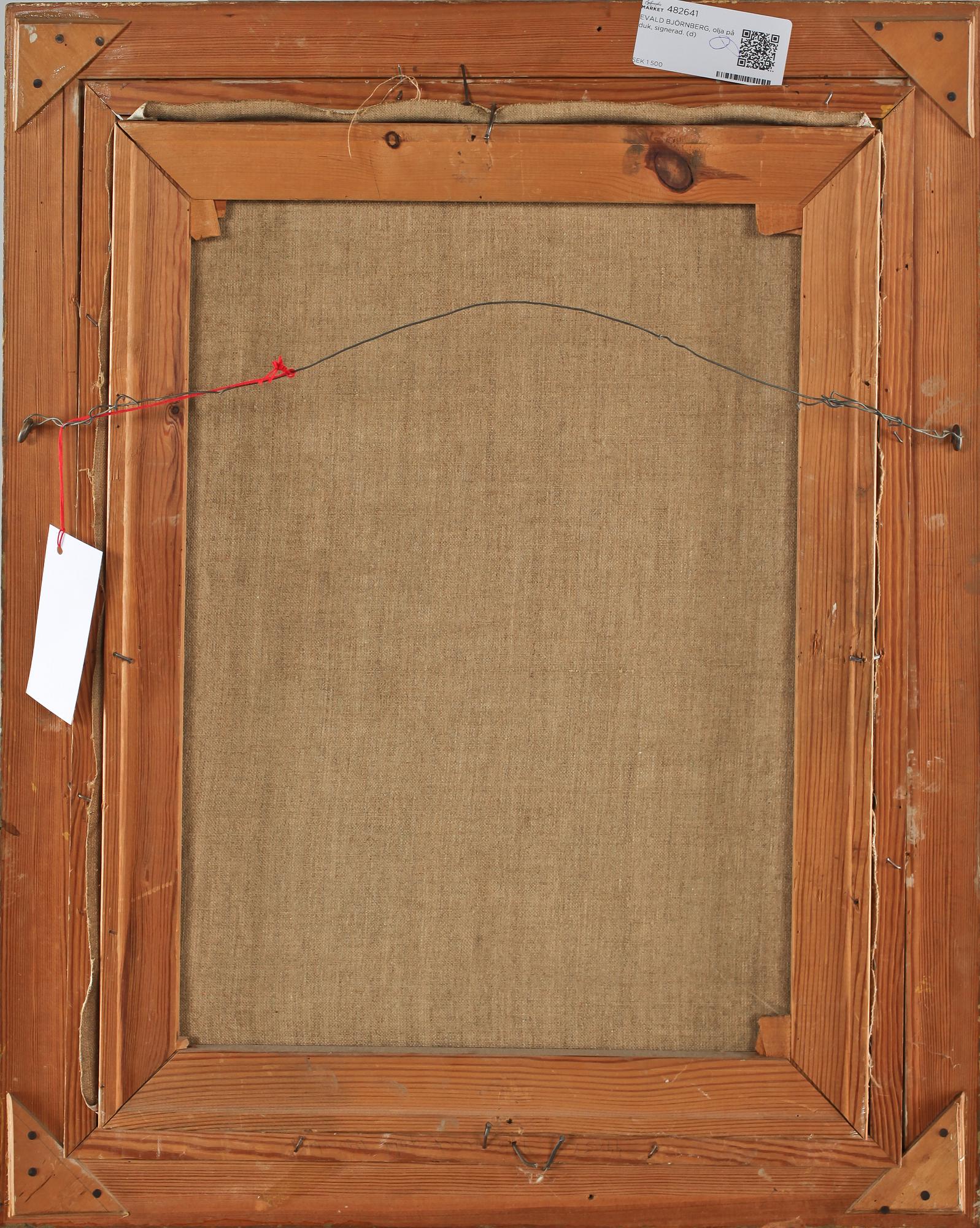 EVALD BJÖRNBERG, olja på duk, signerad och daterad 1950.