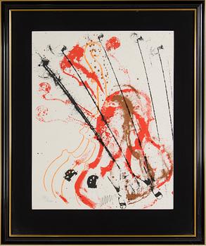 FERNANDEZ ARMAN, serigraph in colors, signed and numbered 171/200.