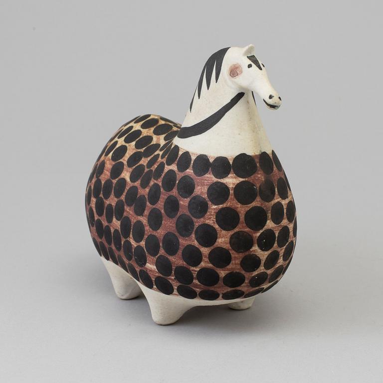 A stoneware figurine by Stig Lindberg for Gustavsberg studio. Produced 1952-72.