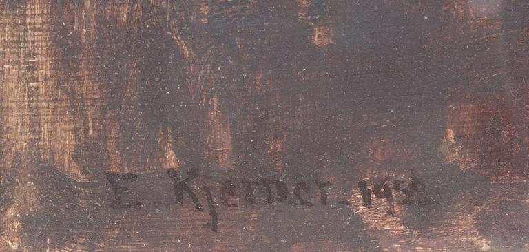 Esther Kjerner, Still Life with Yellow Roses.