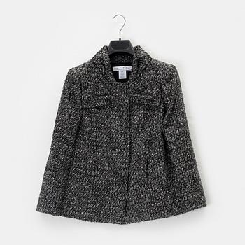 Oscar de la Renta, a wool bouclé jacket, size 0.