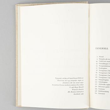 Six books, "Svenska Silversmeder" and "Tenngjutare i Sverige", Sweden, 1941-1967.