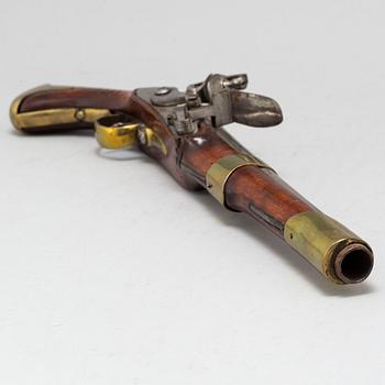 A Swedish flintlock pistol 1816 pattern.