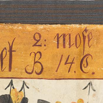 BONADSMÅLNING, (del av), Allmoge Sydsverige, 1800-talets andra del.