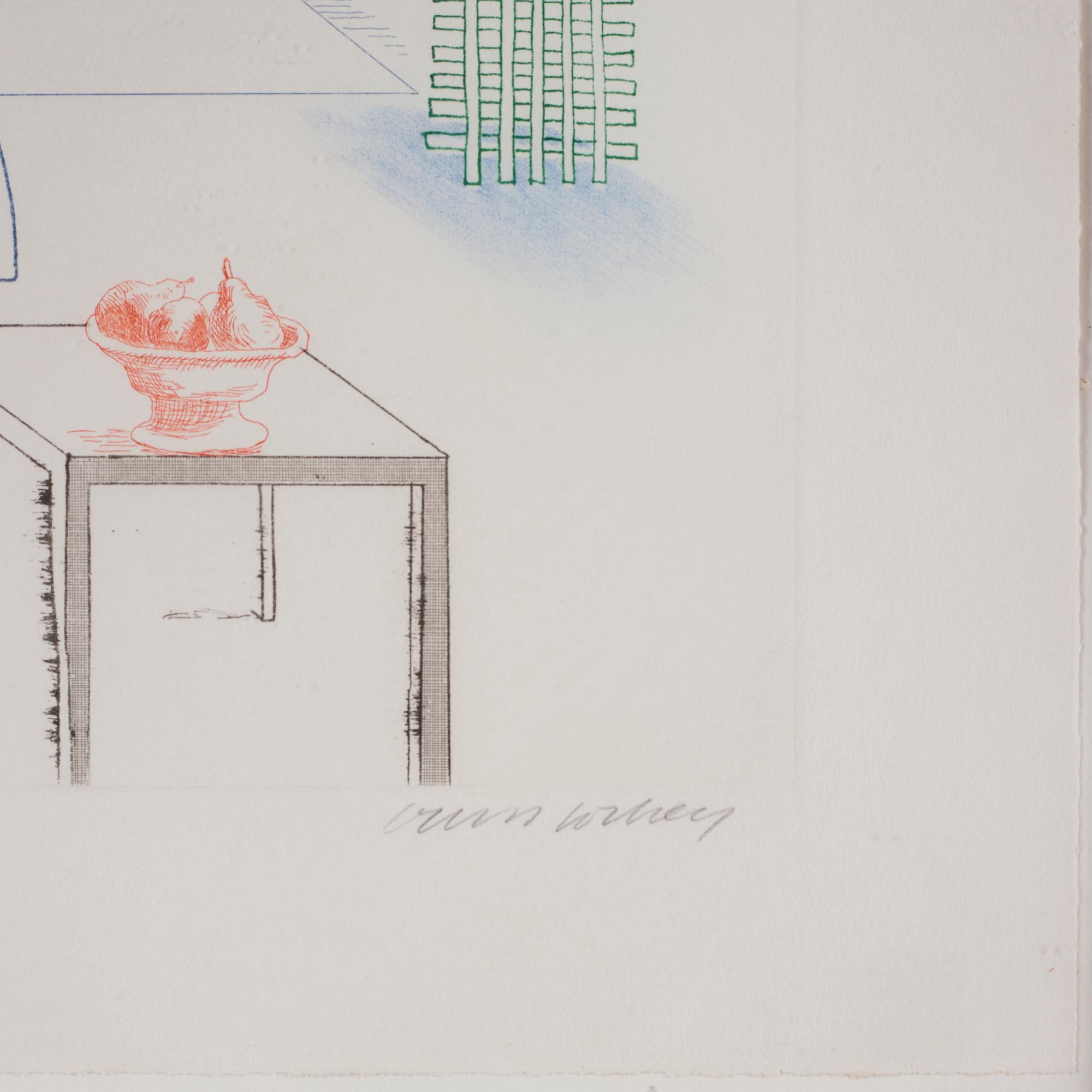 David Hockney, "Tick It, Tock It, Turn It True"  from: "The Blue Guitar".