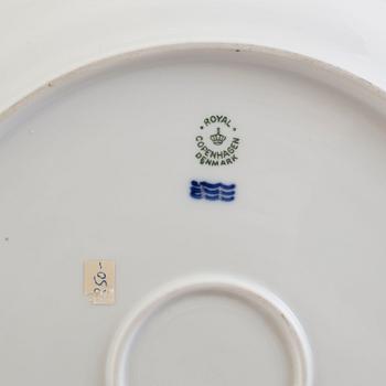 A Royal Copenhagen part service, 20th century (6 pieces).