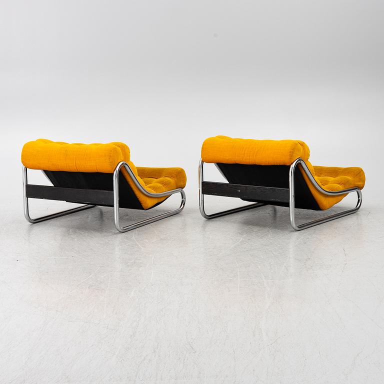 Gillis Lundgren, a pair of “Impala” armchairs, Ikea, 1970s.