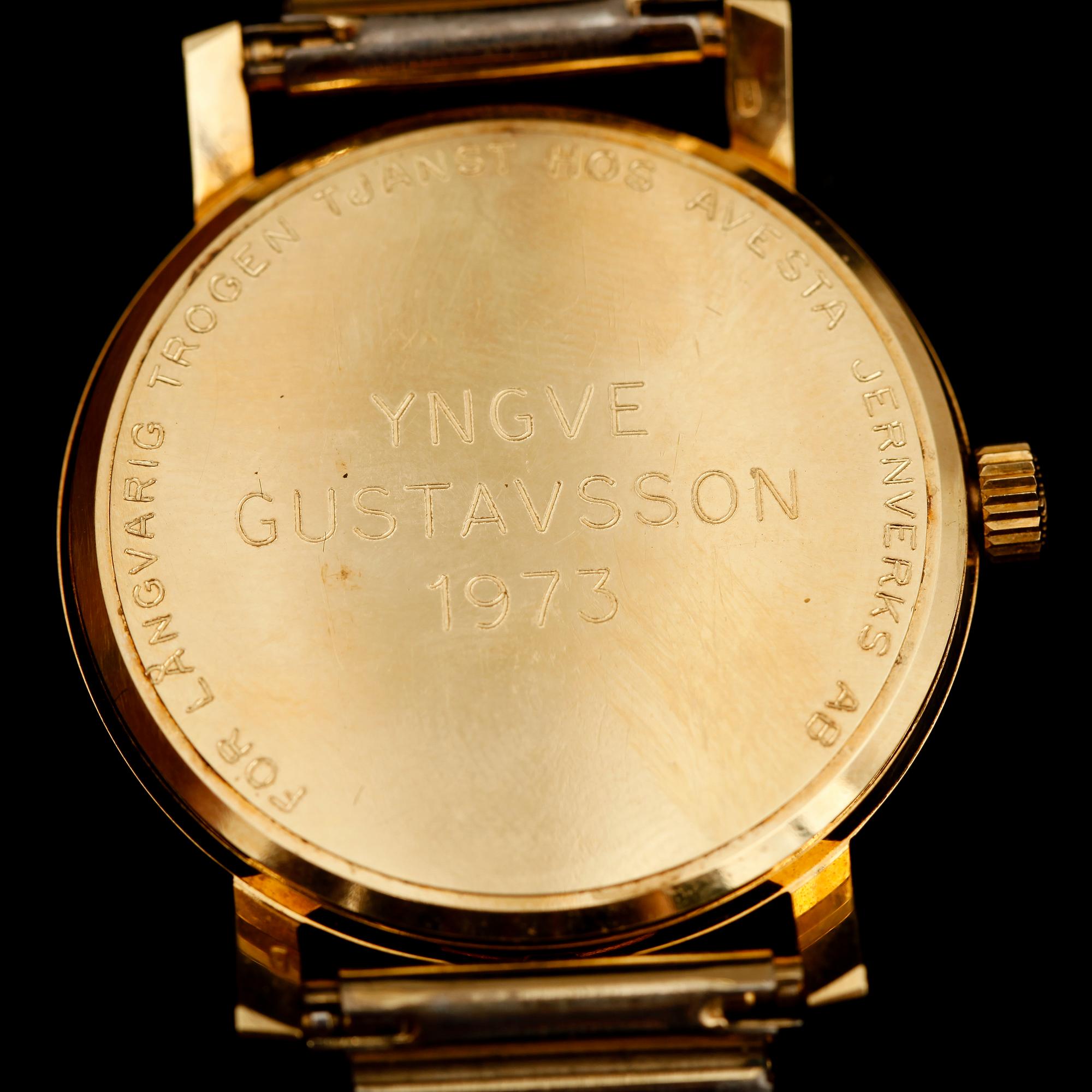 HERRARMBANDSUR, 18 k, Zenith, 1970-tal.