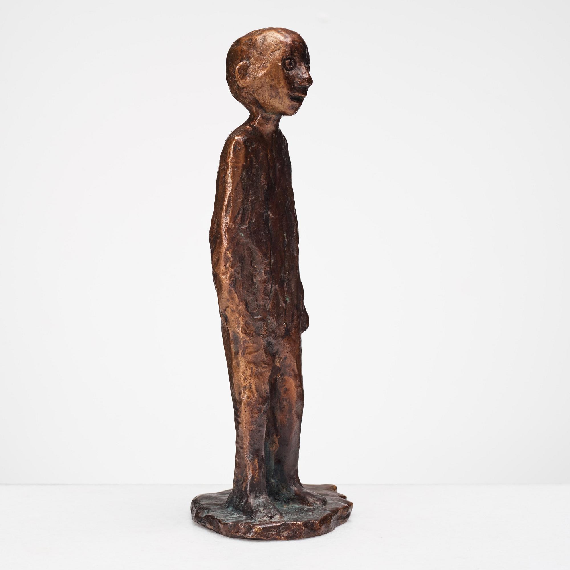 ALLAN RUNEFELT, bronsskulptur, signerad Allan R. och daterad -71, numrerad 2/6.