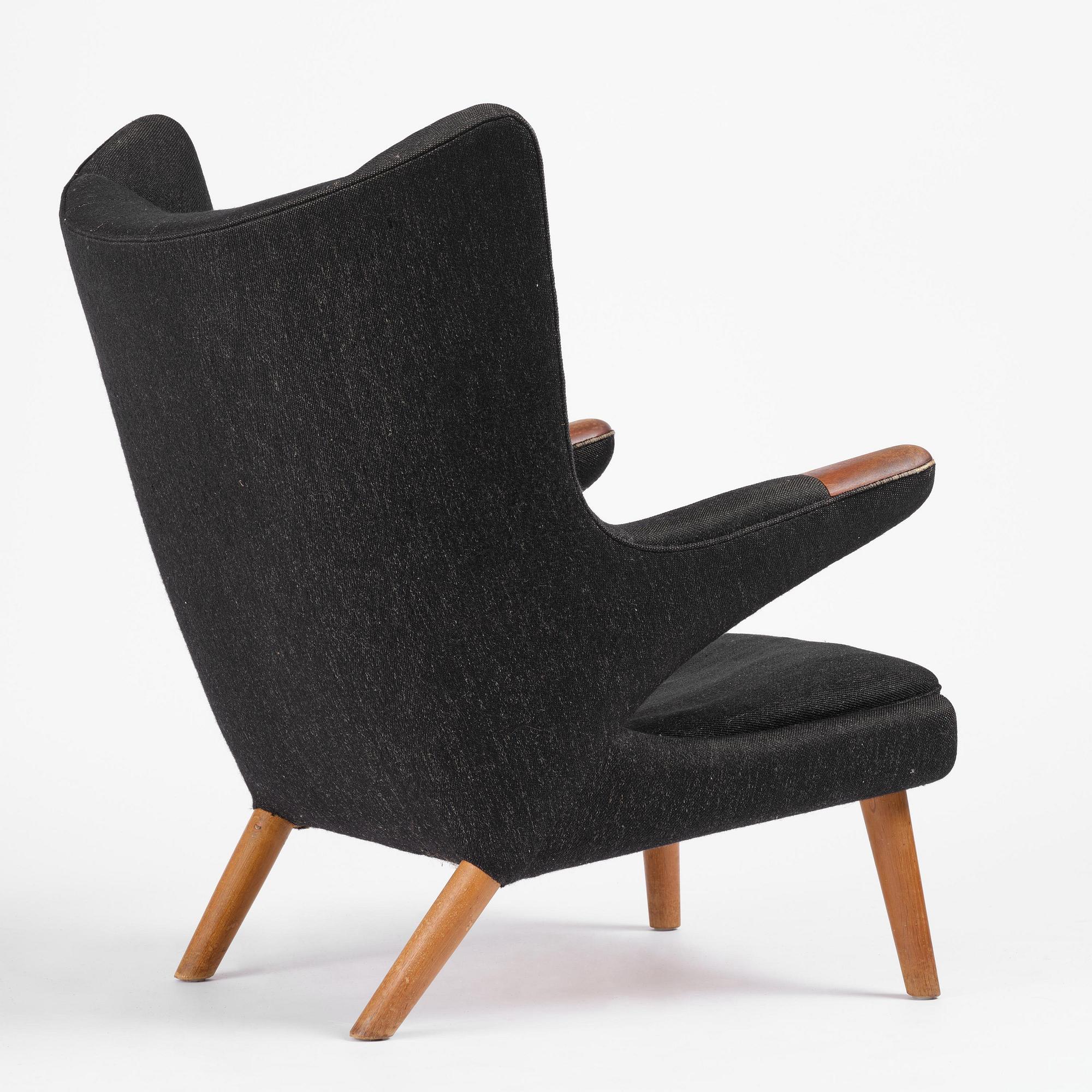 Hans J. Wegner, fåtölj, "Bamse", AP-stolen, Danmark, 1950-60-tal.