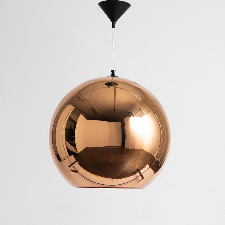 Tom Dixon, Ceiling lamp, "Copper Pendant", 2000s.