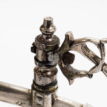 A silver-plated brass samovar. Teile, Russia 1882.