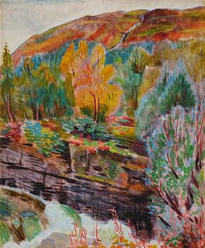 449. Isaac Grünewald, Autumn Landscape.