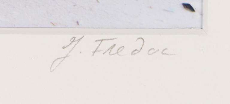 Jeanne Fredac, fotografi, signerad och daterad 2014, numrerad 40/80.