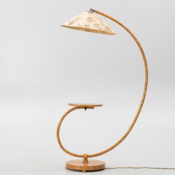 Golvlampa med bord, 1930-40-tal.