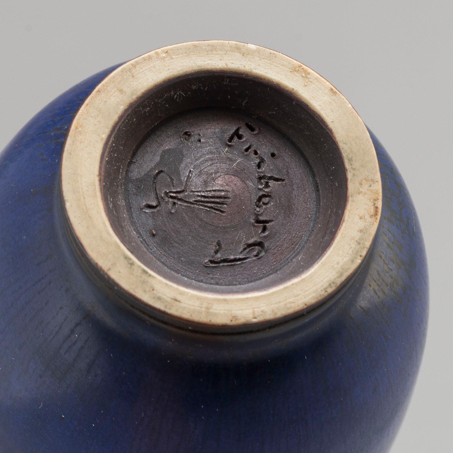 BERNDT FRIBERG, a stoneware vase, Gustavsberg studio, signed.