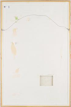 BILLY COPLEY, mixed media on paper, verso signed and dated 1994.