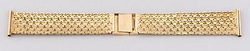 GULDLÄNK för ARMBANDSUR, 20 mm, 14K guld. Helsingfors 1969.