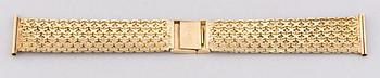 A WRISTWATCH GOLD BRACELET, 20 mm, 14K gold. Helsinki 1969.