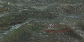 GIOVANNI OTTINI, olja på duk, sign., Italien, 1800-talets slut.