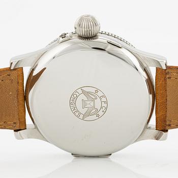 Longines, Charles Lindbergh, "Hour Angle Watch", wristwatch, 47 mm.