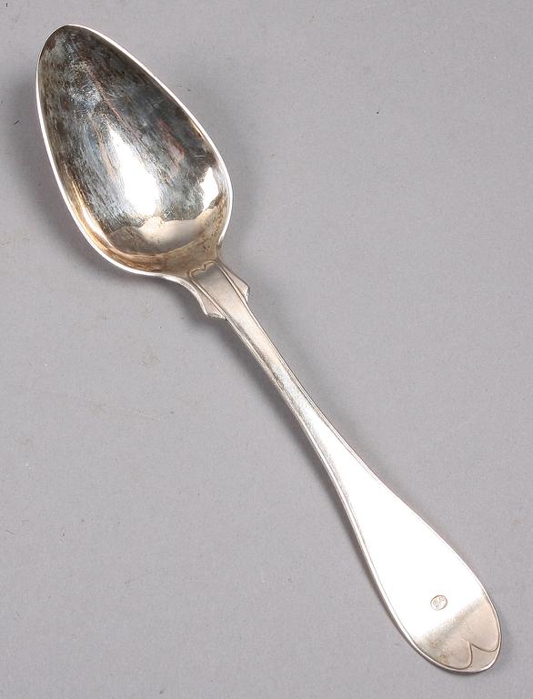 RAGUSKED. Silver. Claes Christian Carlén, Borås 1846.