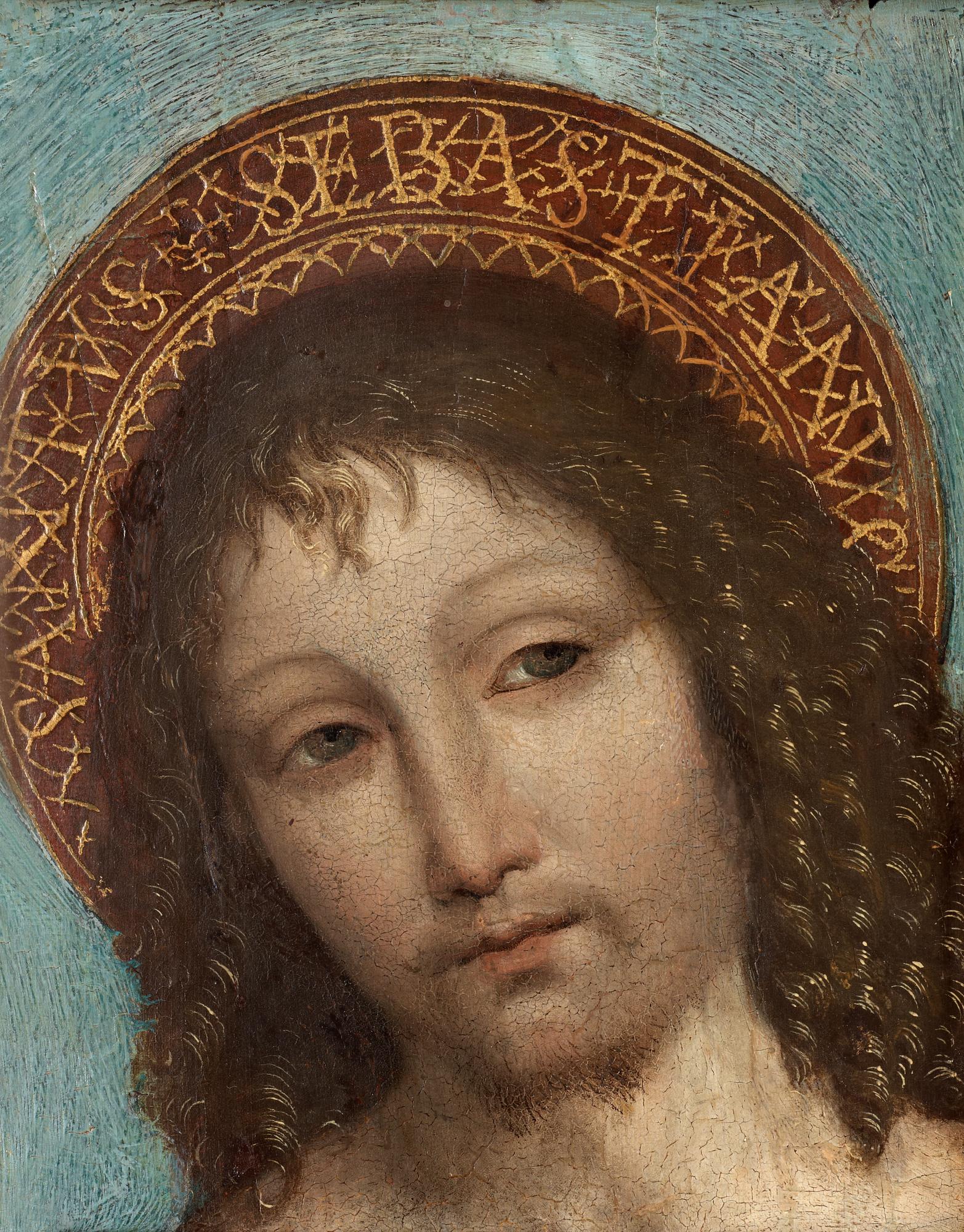 Ambrogio Borgognone, Sankt Sebastian.