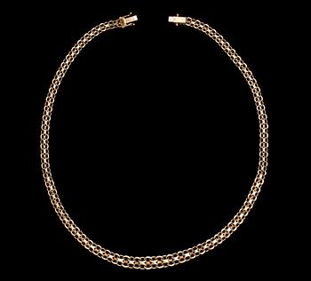 HALSLÄNK, 18K. Stockholm, 1972. Vikt ca 15 gram.