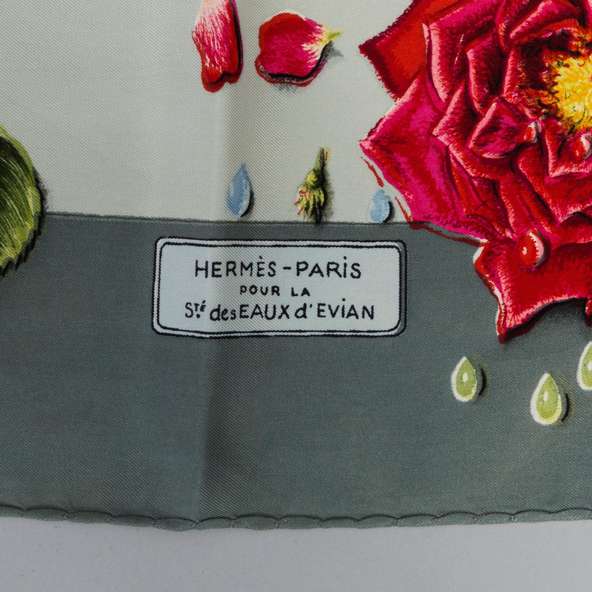 SCARF, "Hermès, "La Rosée", rare 2001.