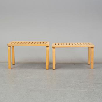 ALVAR AALTO,two 153B benches for Artek.