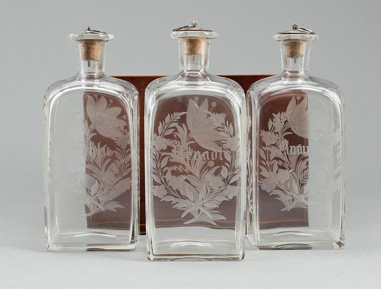 FLASKSCHATULL, 1800-tal.